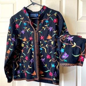Willow Ridge embroidered jacket